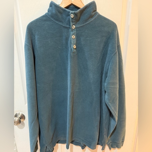 The Territory Ahead Teal Fleece Pullover So Cozy - Picture 1 of 5